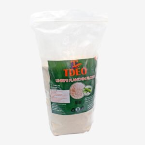 Pure Unripe Plantain Flour 1kg: Premium Quality for Healthy Cooking | TDeo Foods